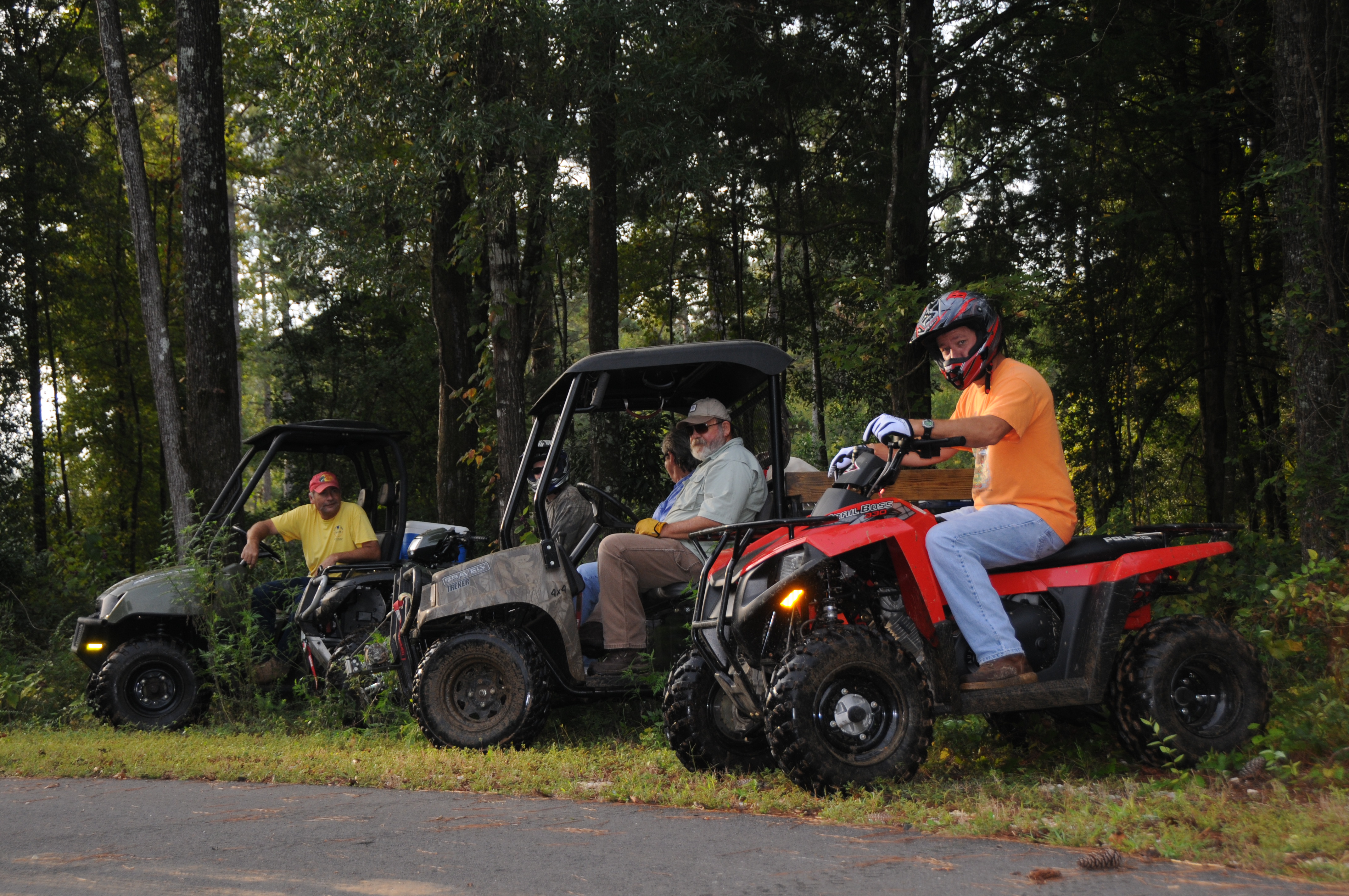 ATV trail ride