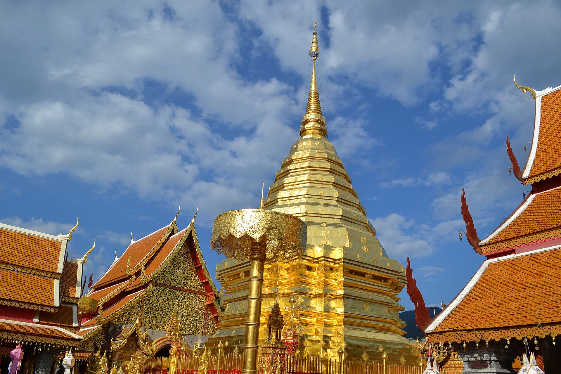 Golden chedi at Doi Suthep