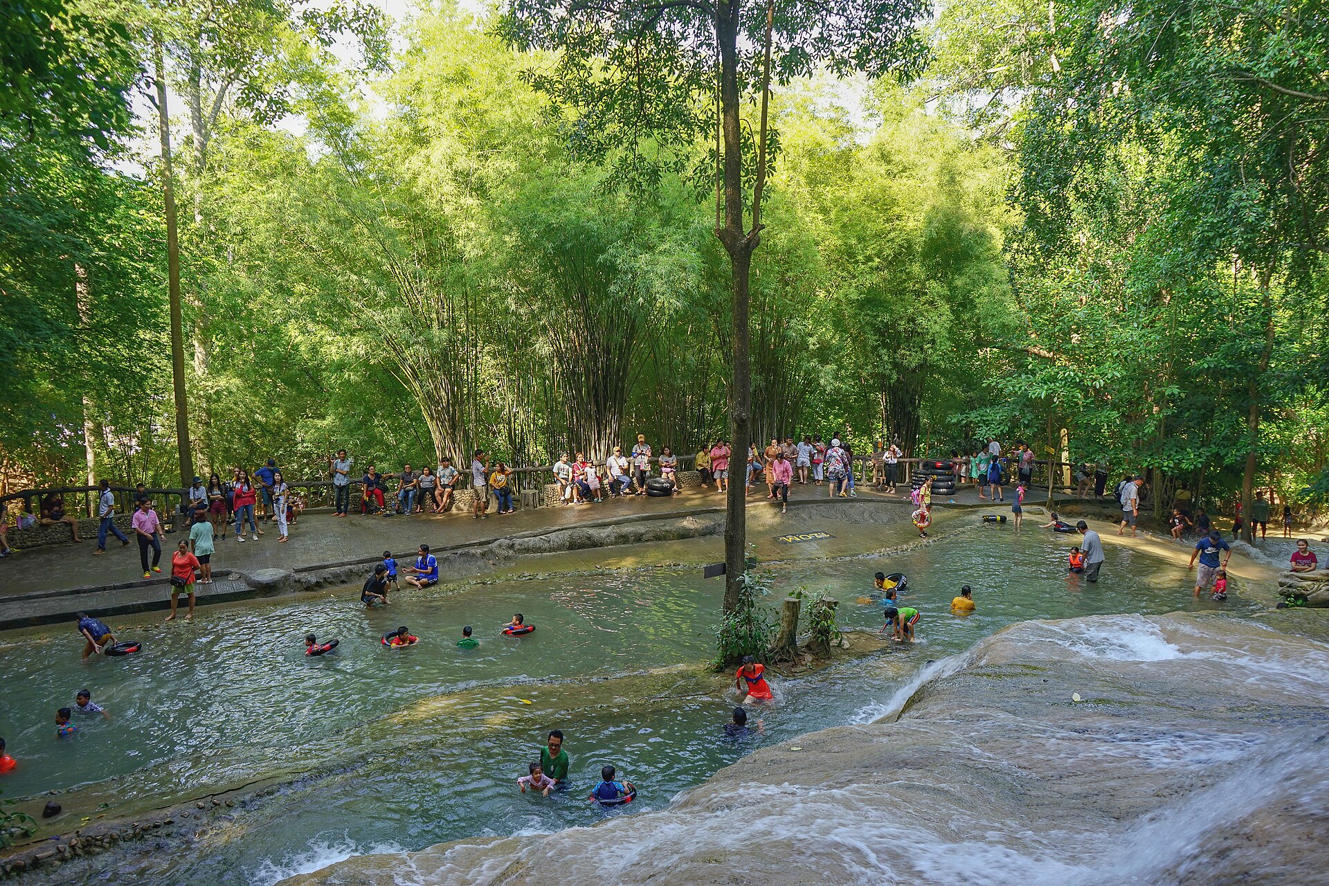Forest pool at Erawan