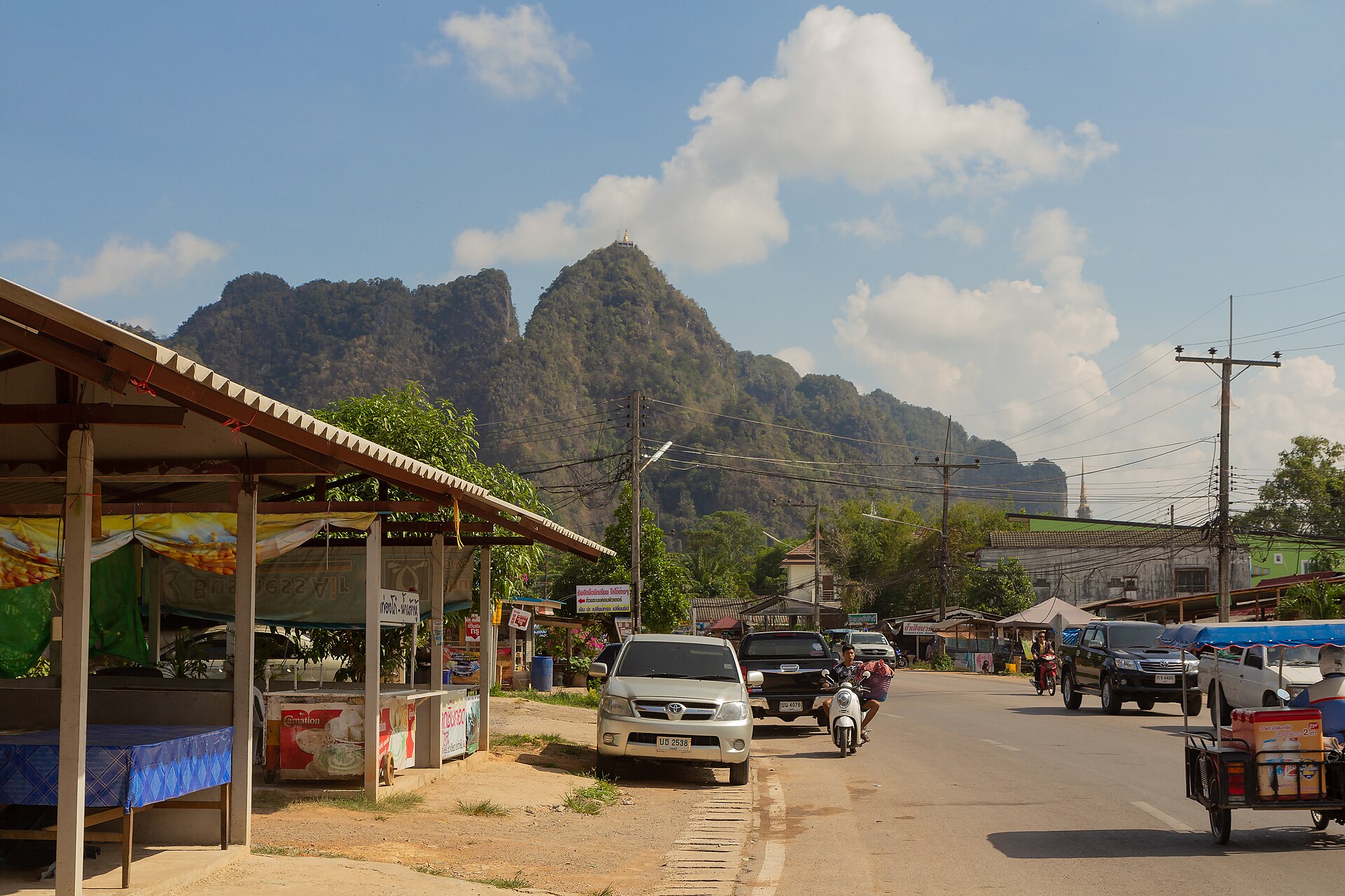 Stairway and forest at Tiger Cave Temple