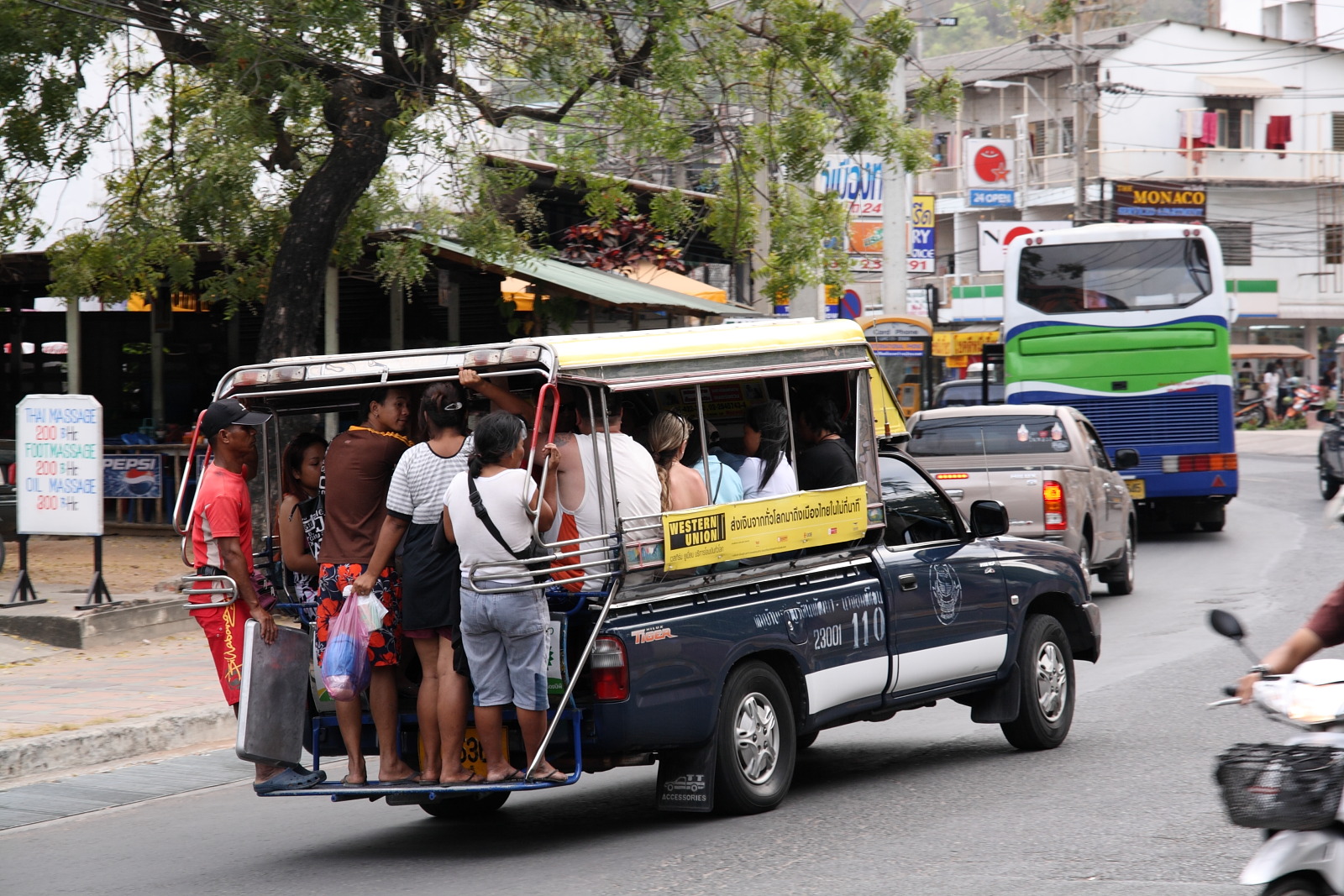 Songthaew (baht bus) in Pattaya